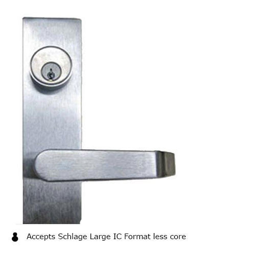 Cal Royal CVRESC 9800 Lever Trim For Concealed Vertical Rod Panic Bars