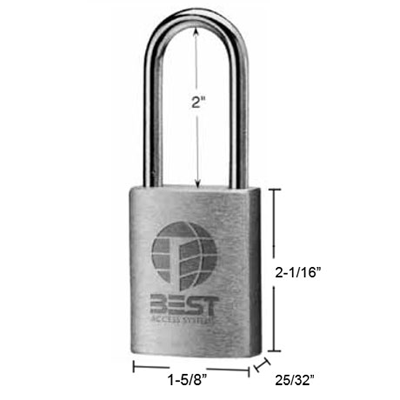 Stanley Best 11B772 Padlock Less Core Brushed Chrome Finish