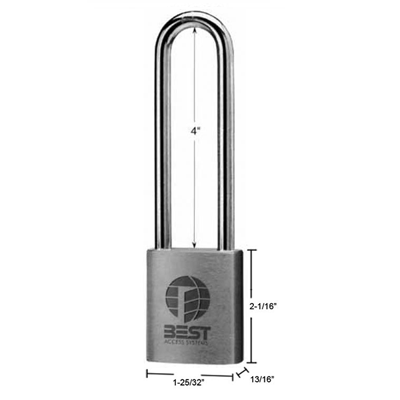 Stanley Best 21B782L Padlock Less Core Brushed Chrome Finish