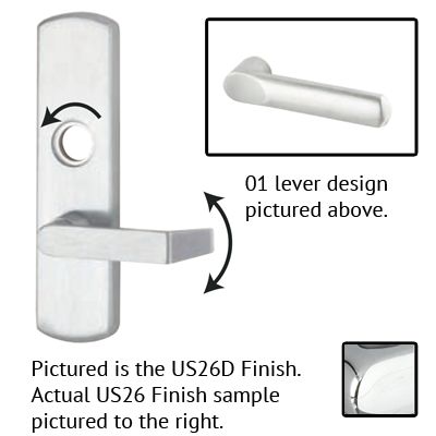 Von Duprin 996L-01 M Lever Trim