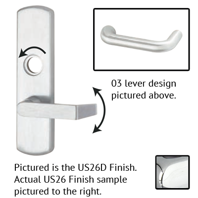 Von Duprin 996L-03 M Lever Trim