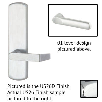 Von Duprin 996L-DT-01 Lever Dummy Trim