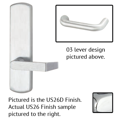 Von Duprin 996L-DT-03 Lever Dummy Trim