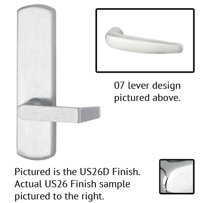 Von Duprin 996L-DT-07 Lever Dummy Trim