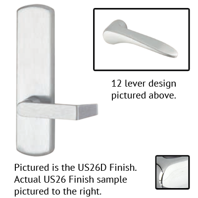 Von Duprin 996L-DT-12 Lever Dummy Trim