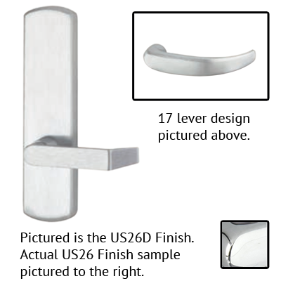 Von Duprin 996L-DT-17 Lever Dummy Trim