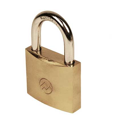 Padlocks 4 Less Mountain Series BP125 1 1/4" Solid Brass Padlock