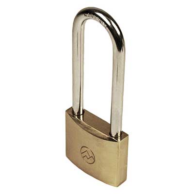 Padlocks 4 Less Mountain Series BP125LS 1 1/4" Long Shackle Solid Brass Padlock