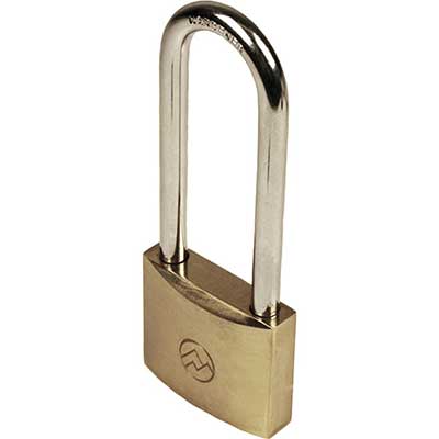 Padlocks 4 Less Mountain Series BP150LS 1 1/2" Long Shackle Solid Brass Padlock