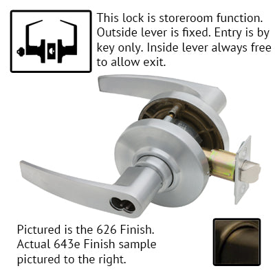 Schlage AL Series Neptune Lever Grade 2 Lock Accepts Best SFIC Less Core