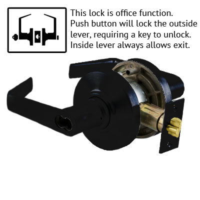 Schlage AL Series Saturn Lever Grade 2 Lock Accepts Best SFIC Less Core
