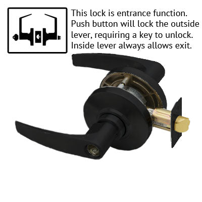 Schlage AL Series Jupiter Lever Grade 2 Lock Less Cylinder US Finishes