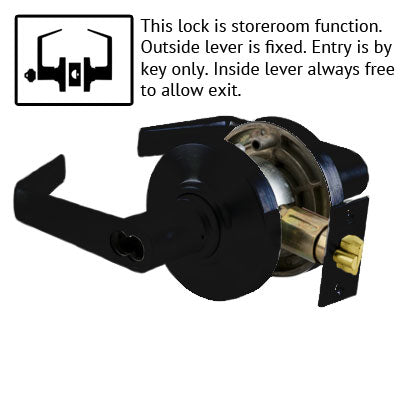 Schlage AL Series Saturn Lever Grade 2 Lock Accepts Best SFIC Less Core US Finishes