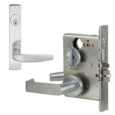 Schlage L9453L  07L Plate Trim Lever Mortise Lock Less Cylinder