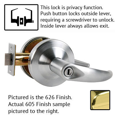 Schlage AL Series Omega Lever Grade 2 Lock With Cylinder