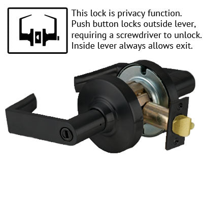 Schlage ND Series Rhodes Lever Lock With Cylinder