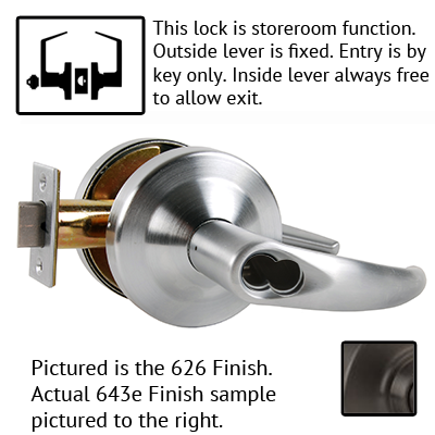 Schlage ND53BD OME 626 Omega Design Lever Lock