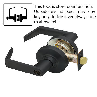 Schlage ND Series Rhodes Lever Lock Accepts LFIC Less Core