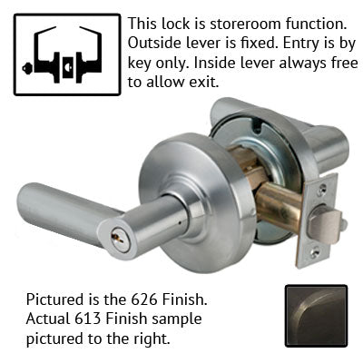 Schlage ND Series Broadway Lever Lock With Cylinder