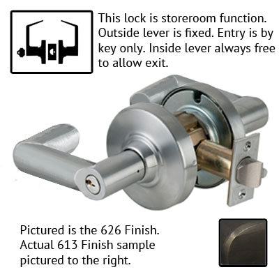 Schlage ND Series Boardwalk Lever Lock With Cylinder