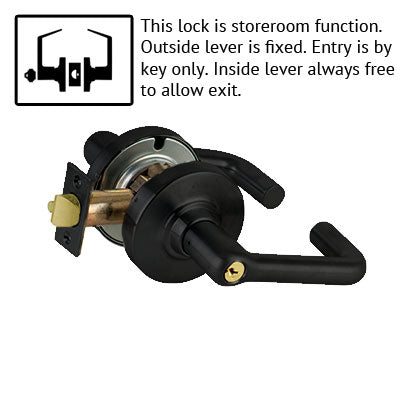 Schlage ND Series Tubular Lever Lock With Cylinder