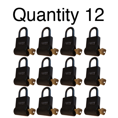 ShurLok SL200 Numeric Code Black Lock Boxes Quantity of 12