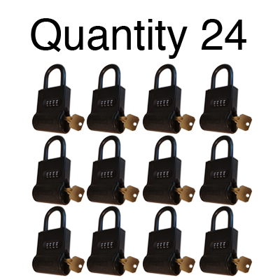 ShurLok SL200 Numeric Code Black Lock Boxes Quantity of 24