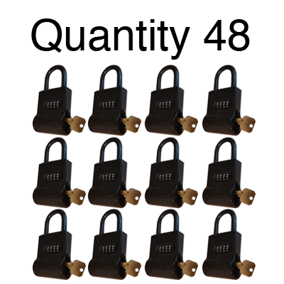 ShurLok SL200 Numeric Code Black Lock Boxes Quantity of 48