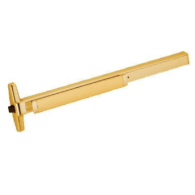 Von Duprin AX-PA35A-EO F 4 US10 Brushed Bronze Finish Four Foot Fire Rated Accessible Rated Panic Bar Exit Only With Pushpad Armor