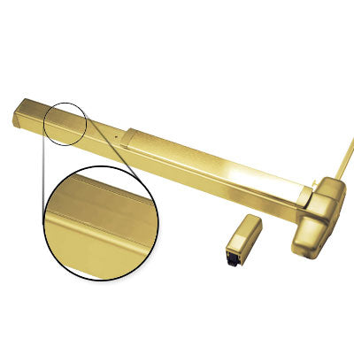 Von Duprin 9827 EO Surface Mounted Vertical Rod Bar Less Bottom Rod Exit Only