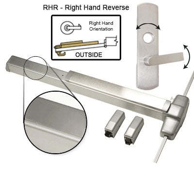 Von Duprin 9827L Surface Mounted Vertical Rod Bar With Lever Trim