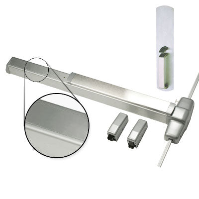 Von Duprin 9827TP BE Surface Mounted Vertical Rod Bar Thumbpiece Blank Escutcheon
