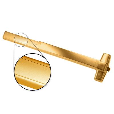 Von Duprin AX-PA98EO 3 US10 Brushed Bronze Finish Three Foot Accessible Rated Panic Bar Exit Only With Pushpad Armor