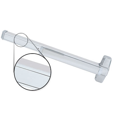 Von Duprin QEL98EO F 3 US26 Polished Chrome Finish Three Foot Fire Rated Quiet Electric Latch Retraction Panic Bar Exit Only