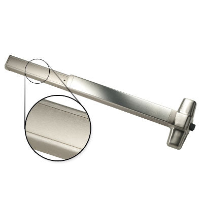 Von Duprin QEL98EO 4 US32D Stainless Steel Finish Four Foot Quiet Electric Latch Retraction Panic Bar Exit Only