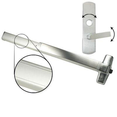 Von Duprin QEL98L Quiet Electrified Latch Retraction Panic Bar With Lever Trim
