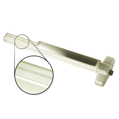 Von Duprin QEL99EO F 3 US15 Brushed Nickel Finish Three Foot Fire Rated Quiet Electric Latch Retraction Panic Bar Exit Only