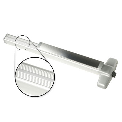 Von Duprin QEL99EO F 3 US28 Aluminum Finish Three Foot Fire Rated Quiet Electric Latch Retraction Panic Bar Exit Only