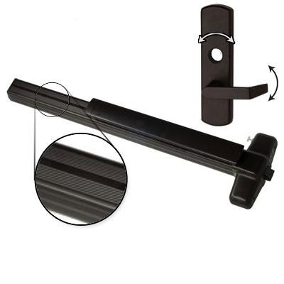Von Duprin AX99L-06 F 3 US19 RHR Black Finish Three Foot Fire Rated Accessible Rated Panic Bar With 06 Right Hand Reverse Lever Trim