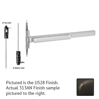 Von Duprin 3347A Concealed Vertical Rod Exit Device|CONCEALED VERTICAL ROD  3 US26D EXIT ONLY – Wholesale Locks Door Hardware