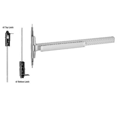 Von Duprin CD3347A-EO Cylinder Dogging Concealed Vertical Rod Exit Device Exit Only