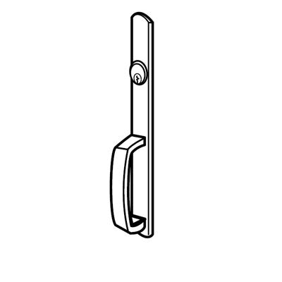 Von Duprin 608NL Narrow Design Night Latch Trim