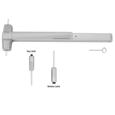 Von Duprin 9827 Surface Vertical Rod Panic Bar