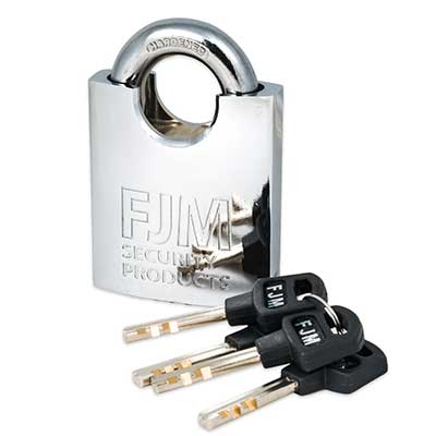 Padlocks 4 Less FJM SPRS60-1-CR Heavy Duty Padlock