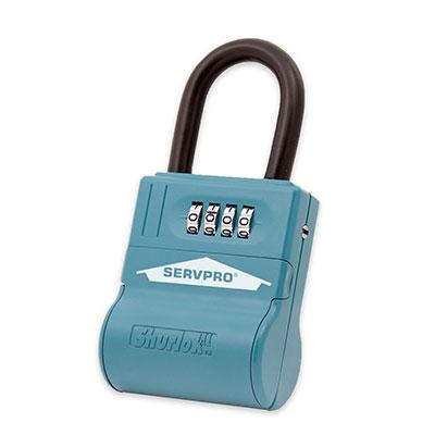 ServPro ShurLok II SL600P-SERV Imprinted Front Loading Numeric Code Blue LockBox