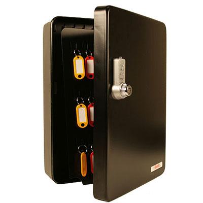 Padlocks 4 Less SL-8548-U KeyGuard Key Cabinet With 48 Hooks With Ultra Combi-Cam