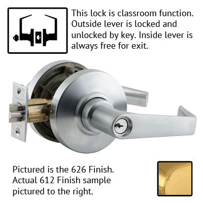 Schlage AL Series Saturn Lever Grade 2 Lock With Cylinder