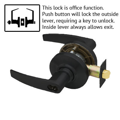 Schlage AL Series Jupiter Lever Grade 2 Lock Accepts Best SFIC Less Core US Finishes