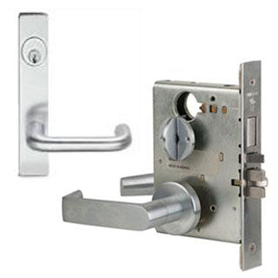 Schlage L9453J 03L Plate Trim Lever Mortise Lock Accepts Schlage LFIC Less Core