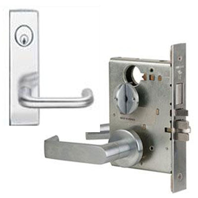 Schlage L9453J 03N Wide Plate Trim Lever Mortise Lock Accepts Schlage LFIC Less Core